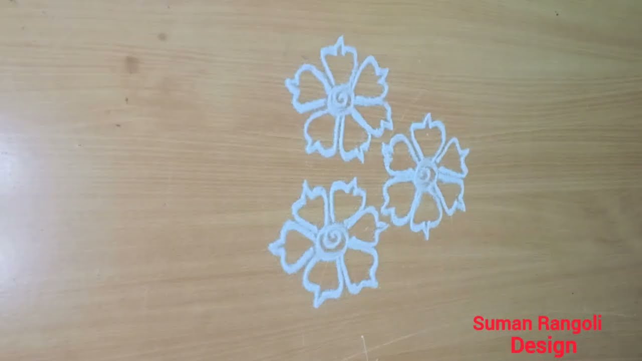 Morning easy rangoli easy muggulu simple and beautiful kolam ✨🥰