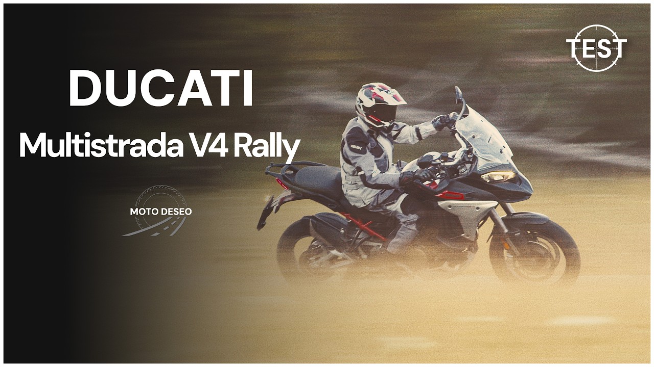 Ducati Multiestrada V4 Rally / Prueba / trail / Review en Español / David Remon / motodeseo / 4K