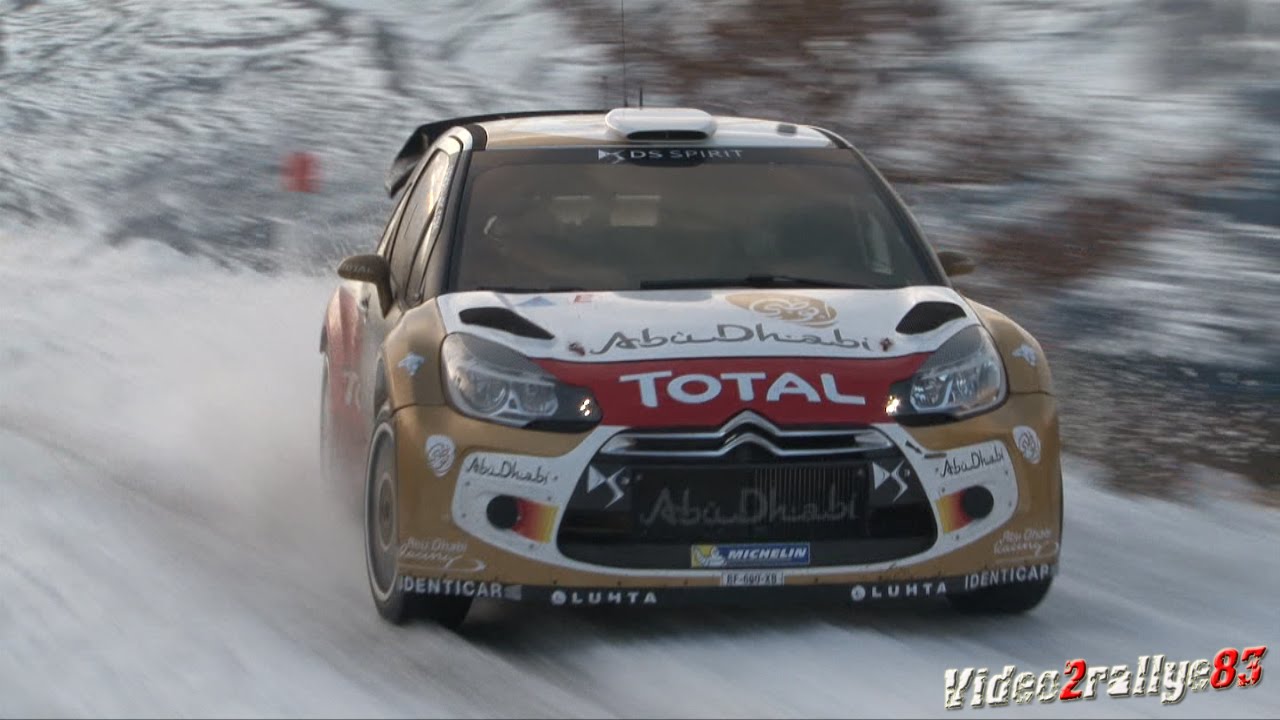 Test Monte Carlo 2015  Sebastien Loeb DS3 WRC [HD]