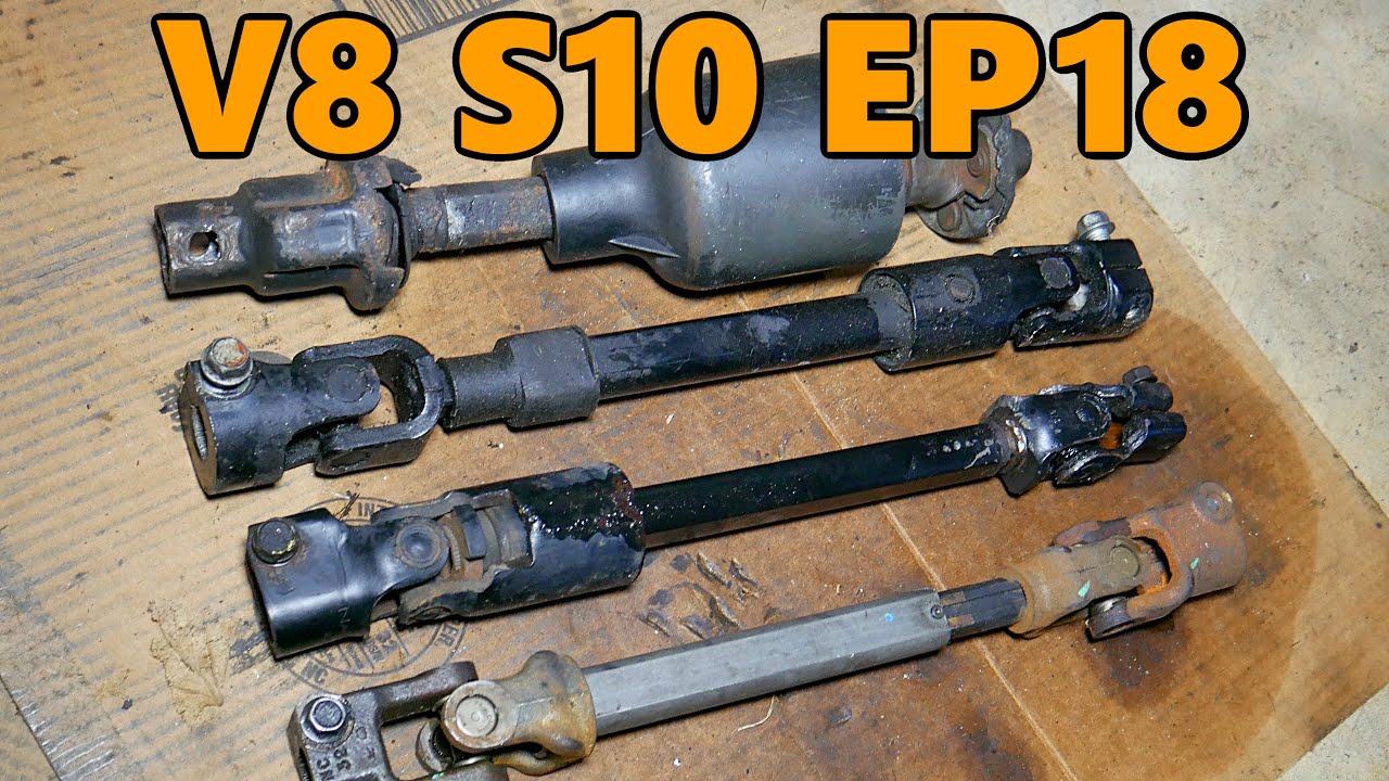 1988 V8 S10 Blazer Steering Shaft Swap/Mods (Jeep Cherokee Shaft) (Ep.18)