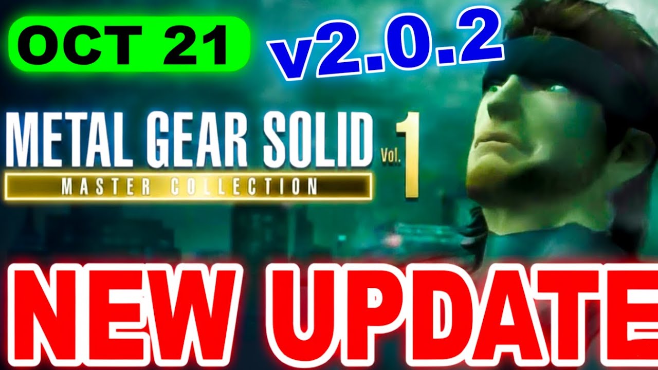Metal Gear Solid: Master Collection Vol. 1 Update 2.0.2 Patch - Why This Update Actually Matters!