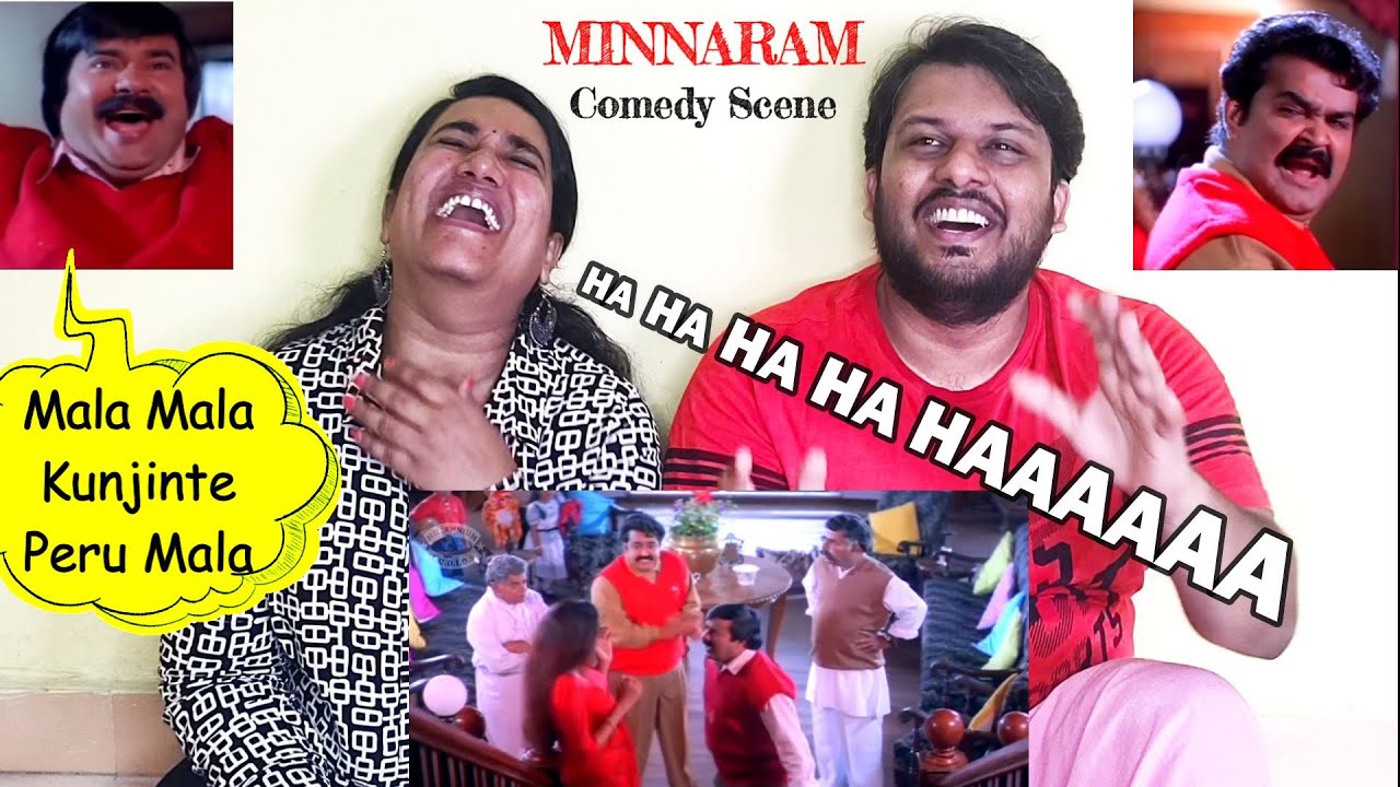 MINNARAM - Malayalam Movie Comedy Scene Reaction | Mohanlal | Jagathy | Shobana | Maniyanpilla Raju