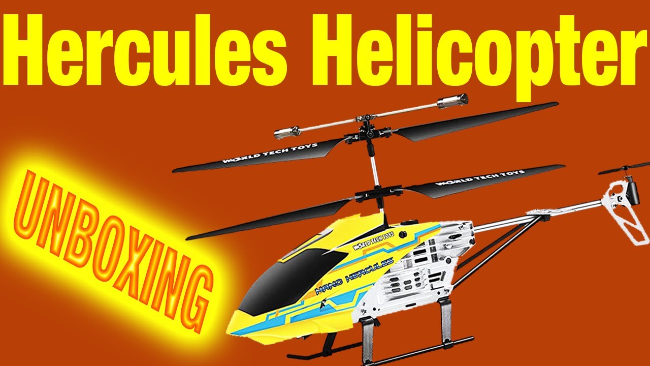 Hercules unbreakable helicopter unboxing 2022