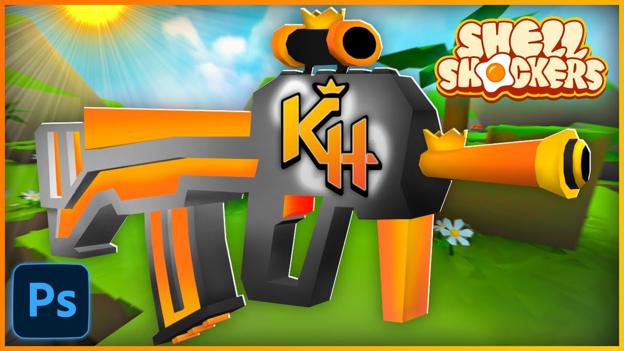 Creating a King Hayden Gun | Shell Shockers Speed Art