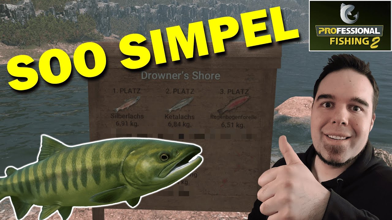Viele Lachse, viele Arten, kleiner Aufwand - Professional Fishing 2 - Basic Naturköder  | deutsch