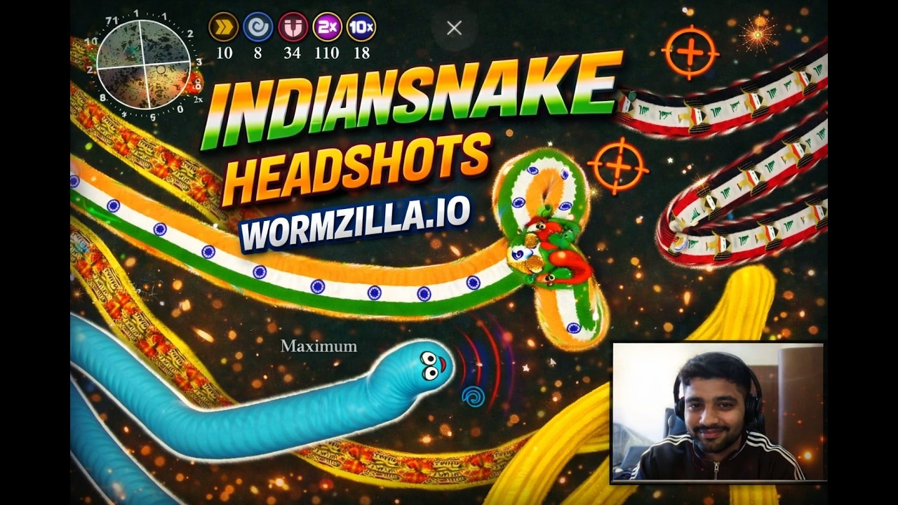 wormate.io, wormzilla.io becoming a big INDIAN snake...