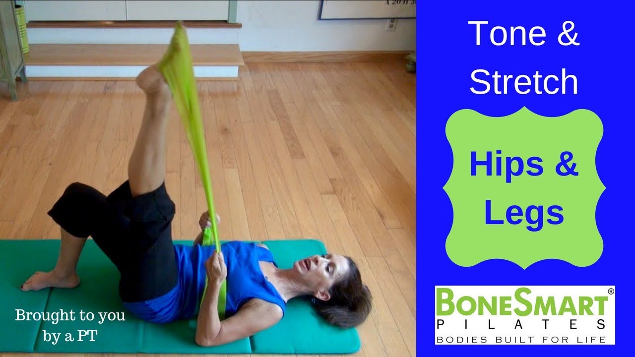 Leg and hip series with resistance band
