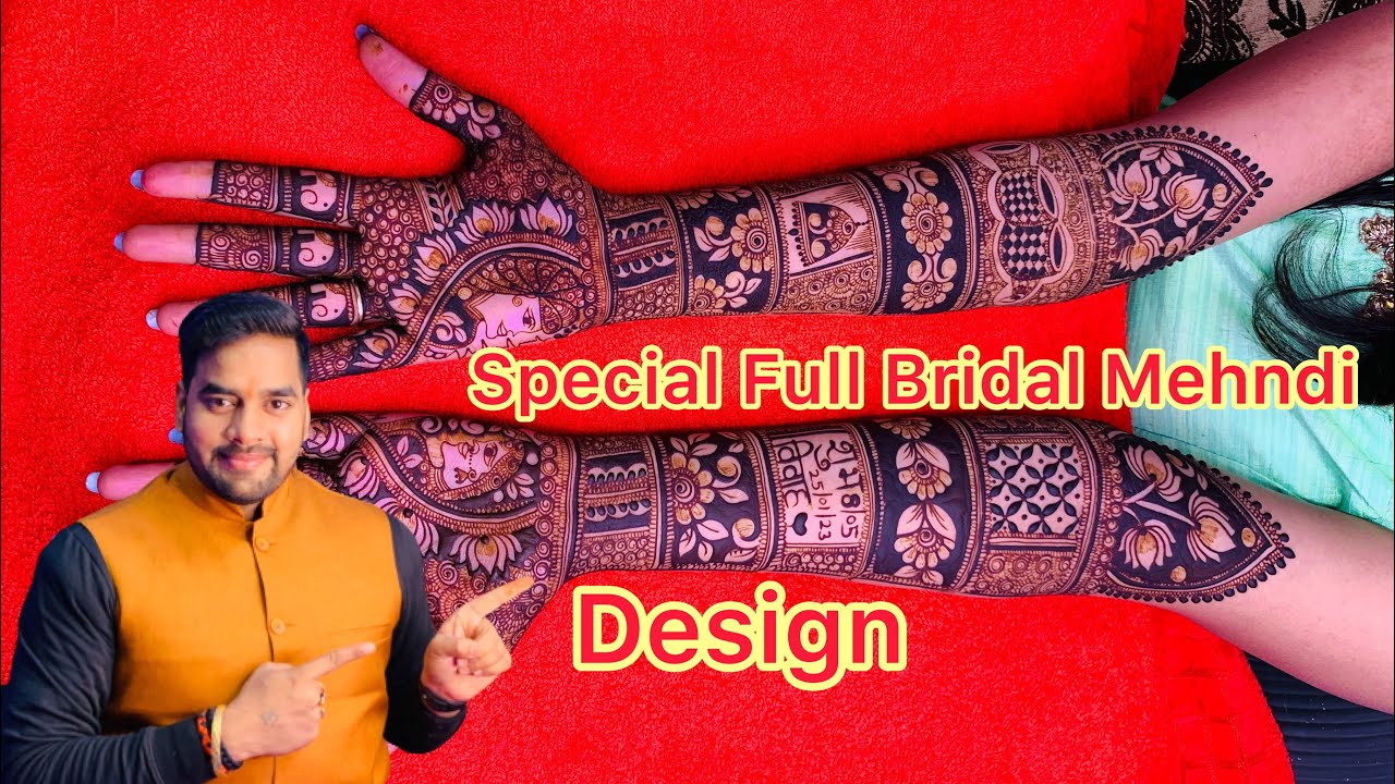 Step By Step Full Bridal Mehndi Design ॥ Special Bridal Mehndi Vlog ॥ Raj Mehndi Designer ॥