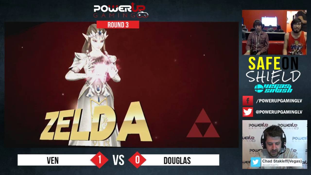Safe on Shield S2.5 ven (Zelda) vs Douglas (Fox)
