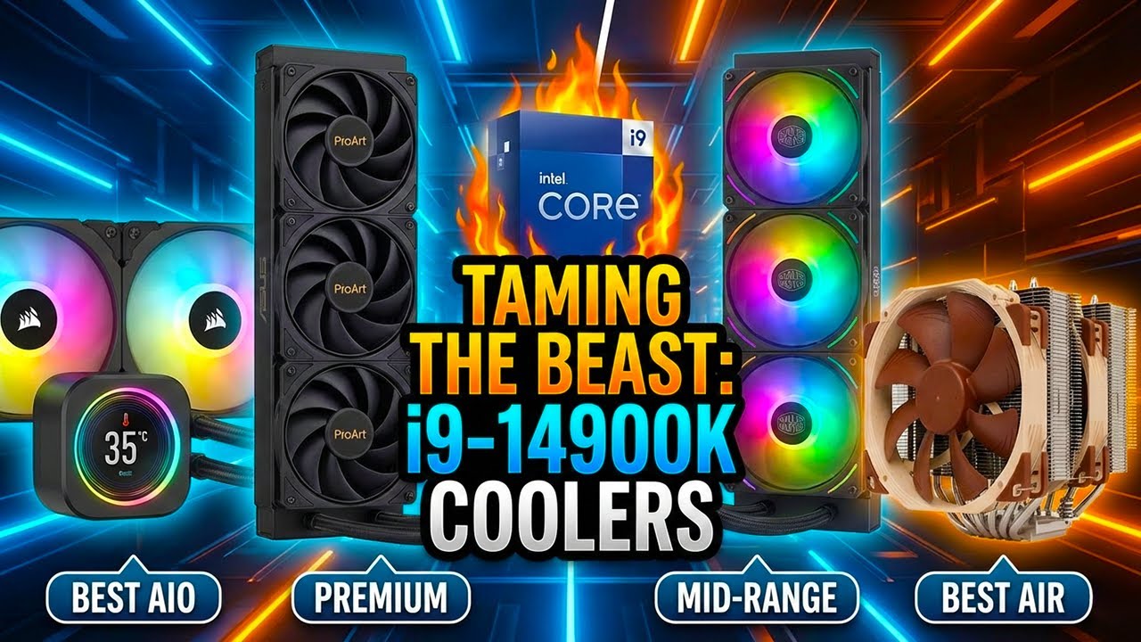 Не дайте ему сгореть! Лучшие кулеры для i9 14900K