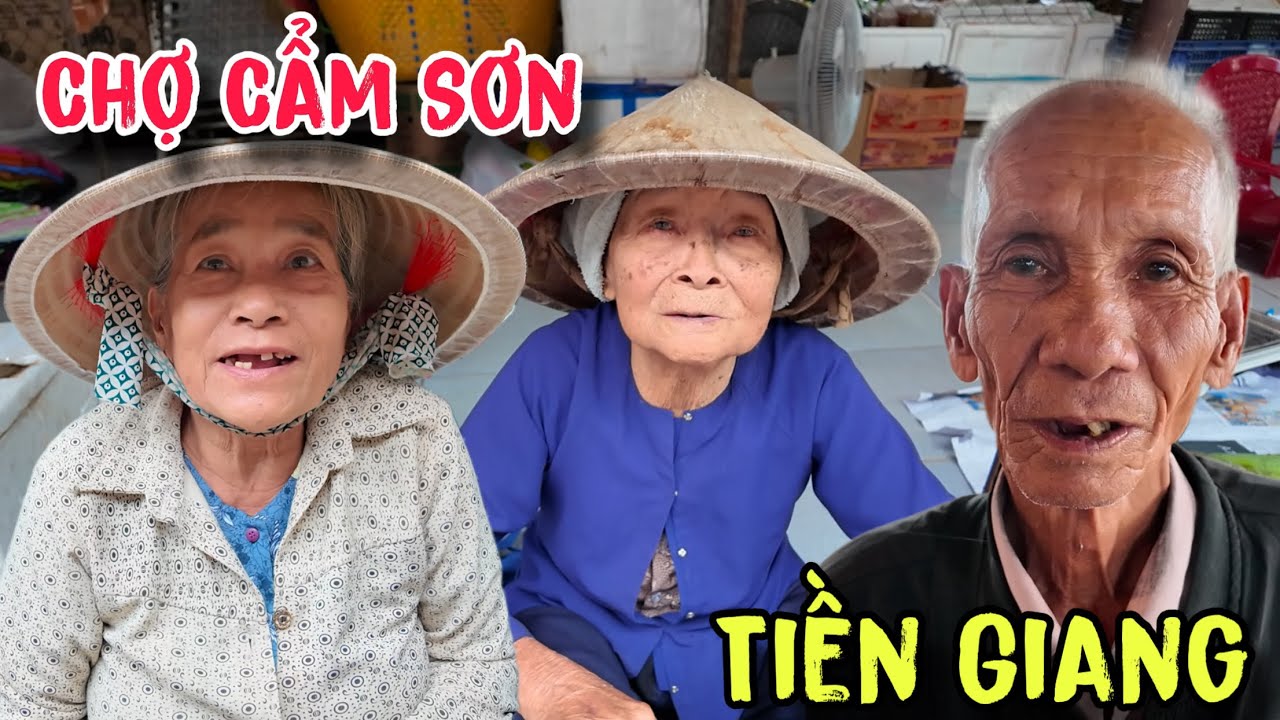 Chợ Cẩm Sơn Cai Lậy Tiền Giang Người Lớn Tuổi Khó Khăn Nhận Quà Tết 2025 Từ Mỹ | Khương Nhựt Minh