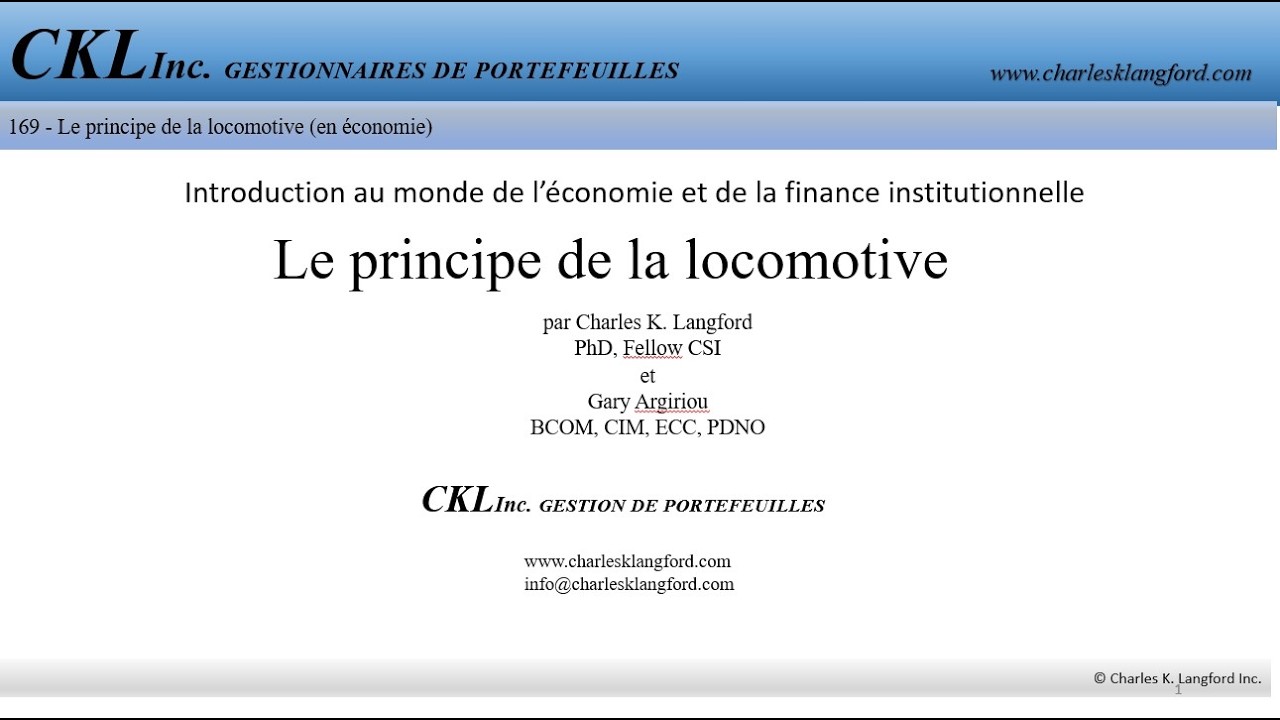 The CKL Times #168 - Le principe de la locomotive