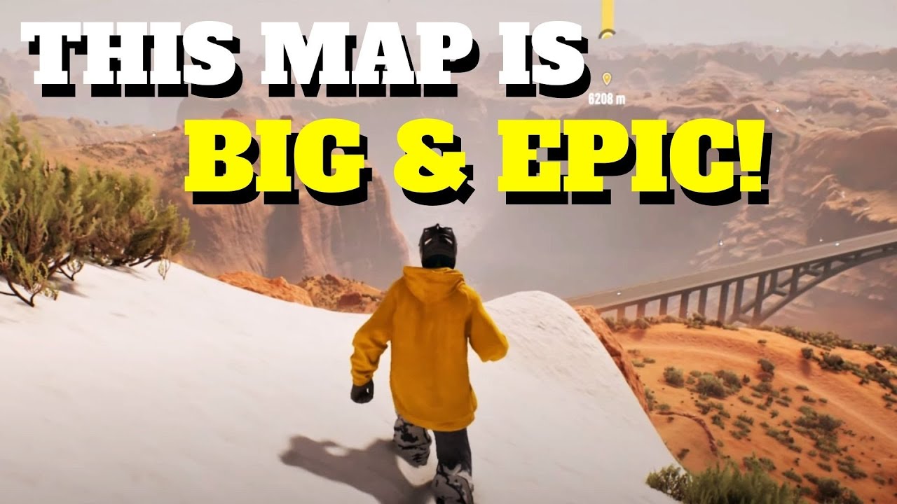 HOW BIG IS THE MAP in Riders Republic? Run Across the Map