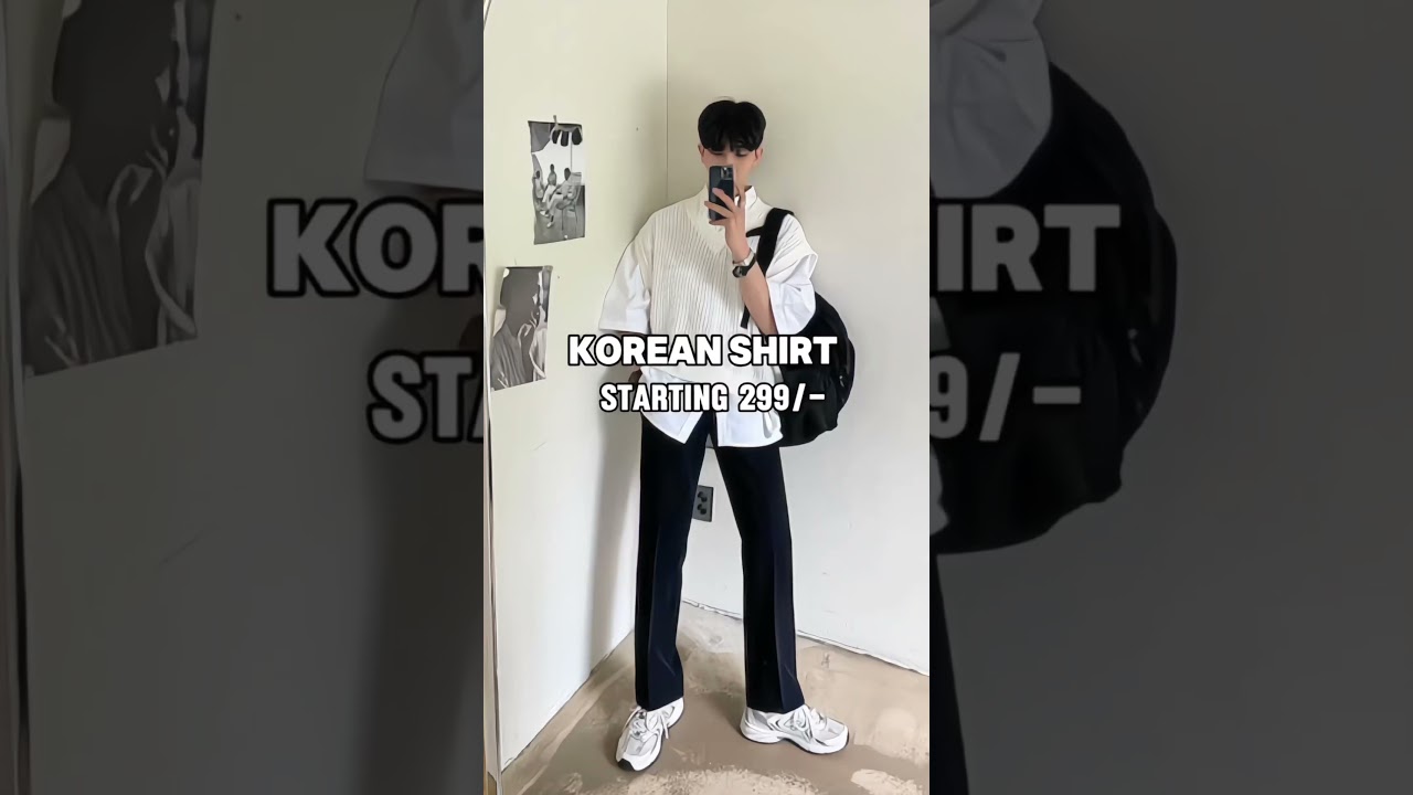 Best Korean Outfits for Men in 2024 with Names | Korean Mens Fashion