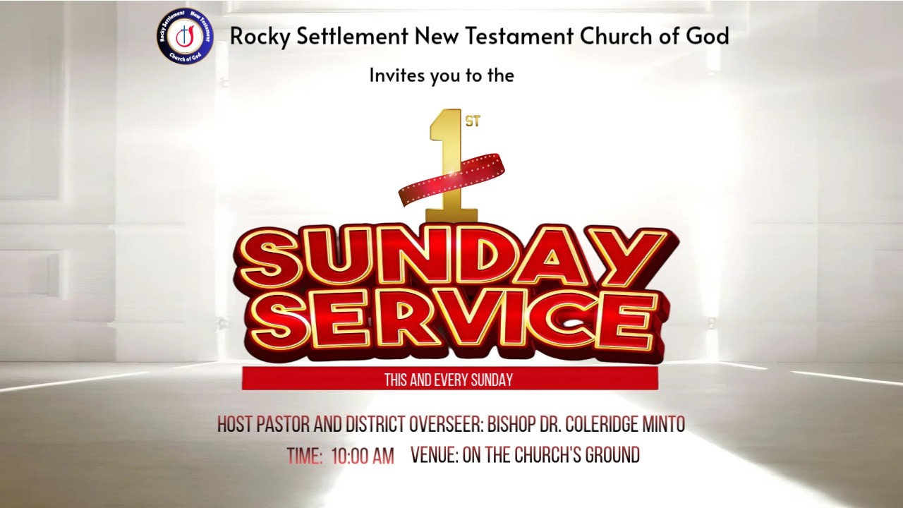 | JOIN US TODAY  | FIRST SUNDAY SERVICE |  JANUARY 04, 2025 |