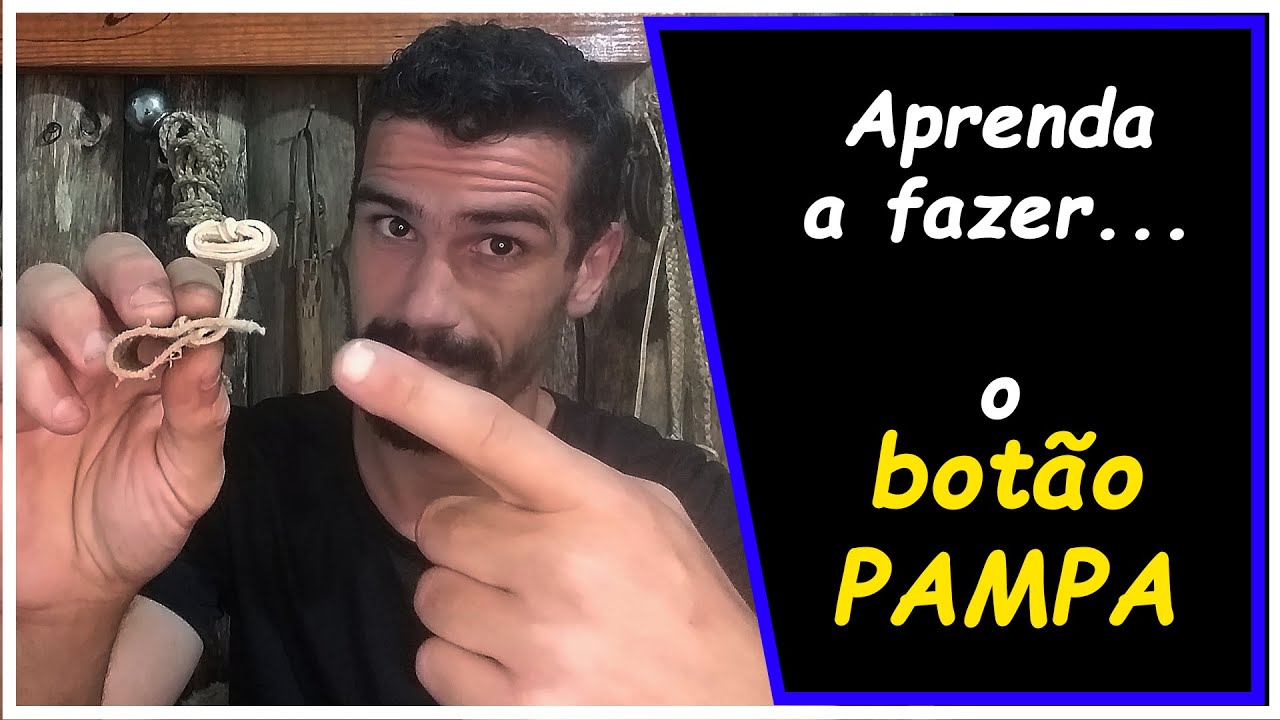 Como fazer o Botão em Couro? --- O Botão Pampa ----