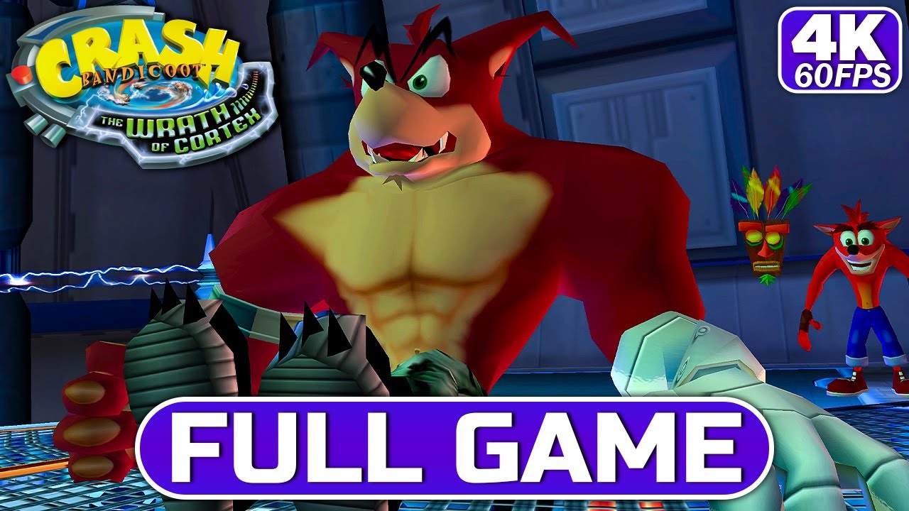 Crash Bandicoot: The Wrath of Cortex Full Game Walkthrough (No Commentary | 4K 60FPS Ultra HD)