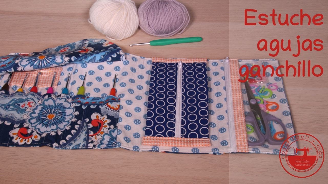 Estuche para agujas de ganchillo o crochet