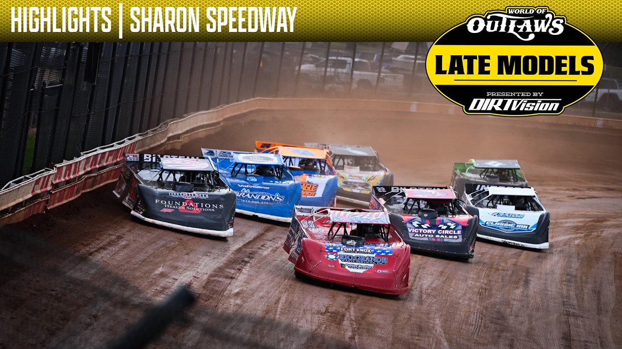World of Outlaws Late Model Series | Sharon Speedway | 10 июля 2026 г. | ЛУЧШИЕ МОМЕНТЫ