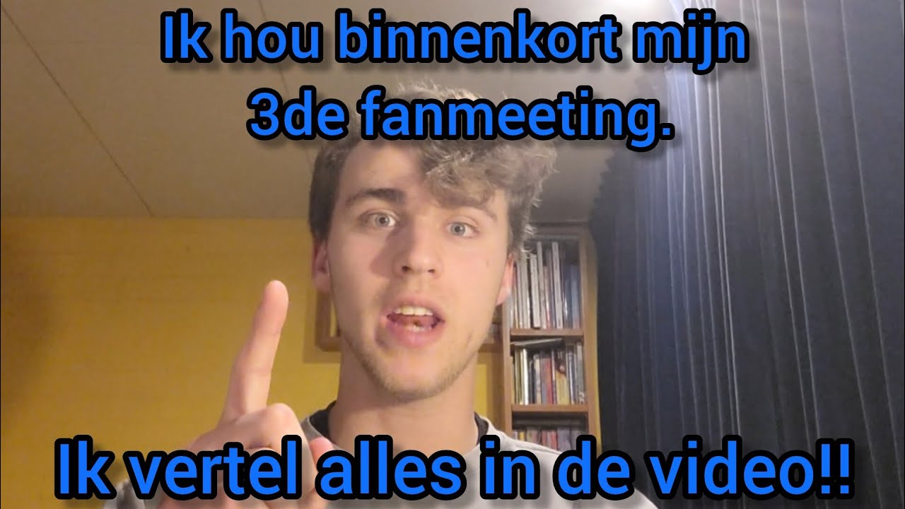 Binnenkort hou ik alweer mij derde fanmeeting in Emmen Centrum!!!😃😃😃