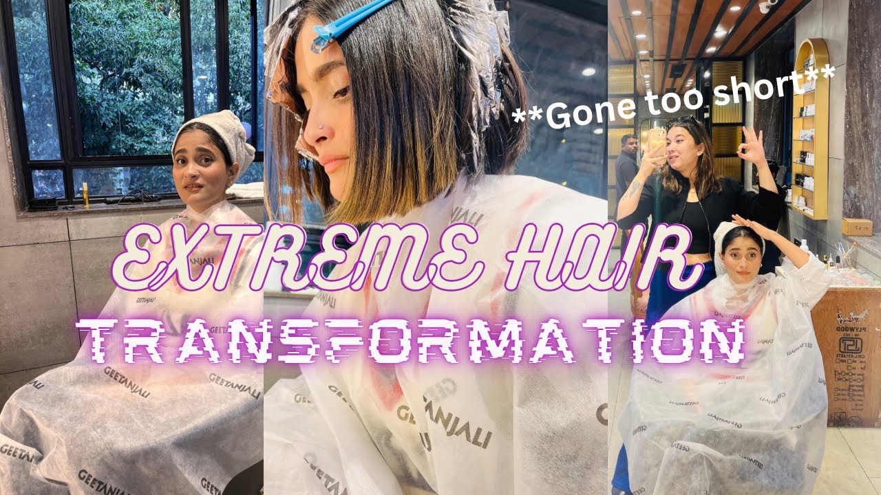 Extreme Hair Transformation 😦🤯| gone too short 🥲