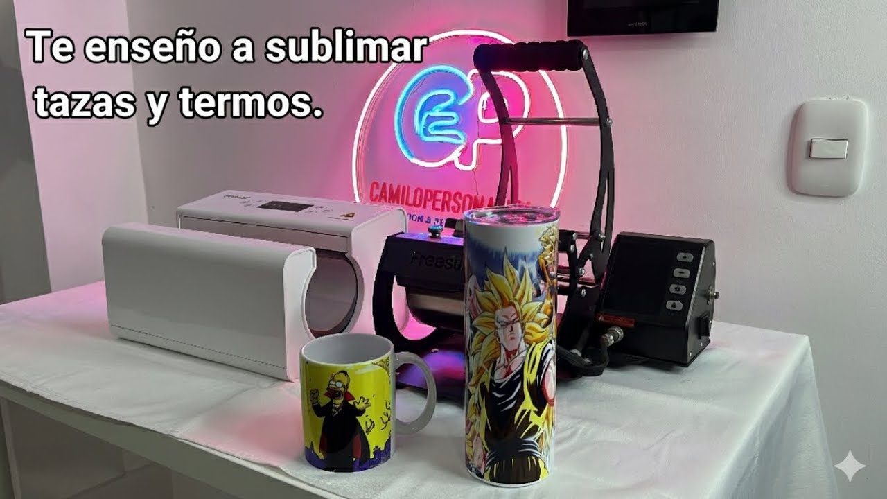 El MEJOR truco para sublimar tazas y termos sin errores ☕🔥