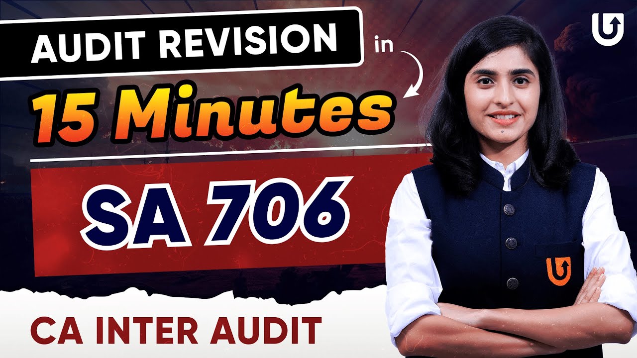 SA 706 Revision | CA Inter Audit | CA Inter Audit Jan 2025 | CA Deepika Rathi #cainter