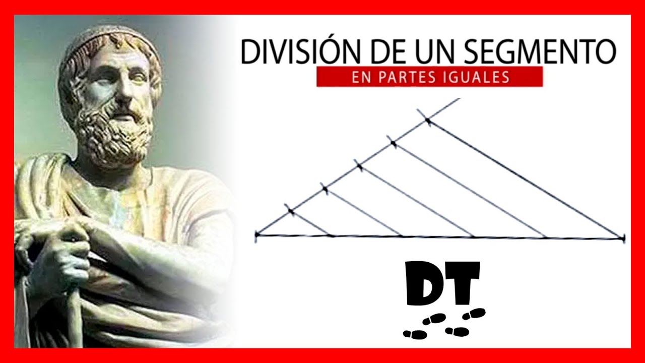 📏➗📏 Como DIVIDIR un segmento en partes IGUALES 😂 Dibujo técnico PASO a PASO | Inténtalo dibujo FÁCIL