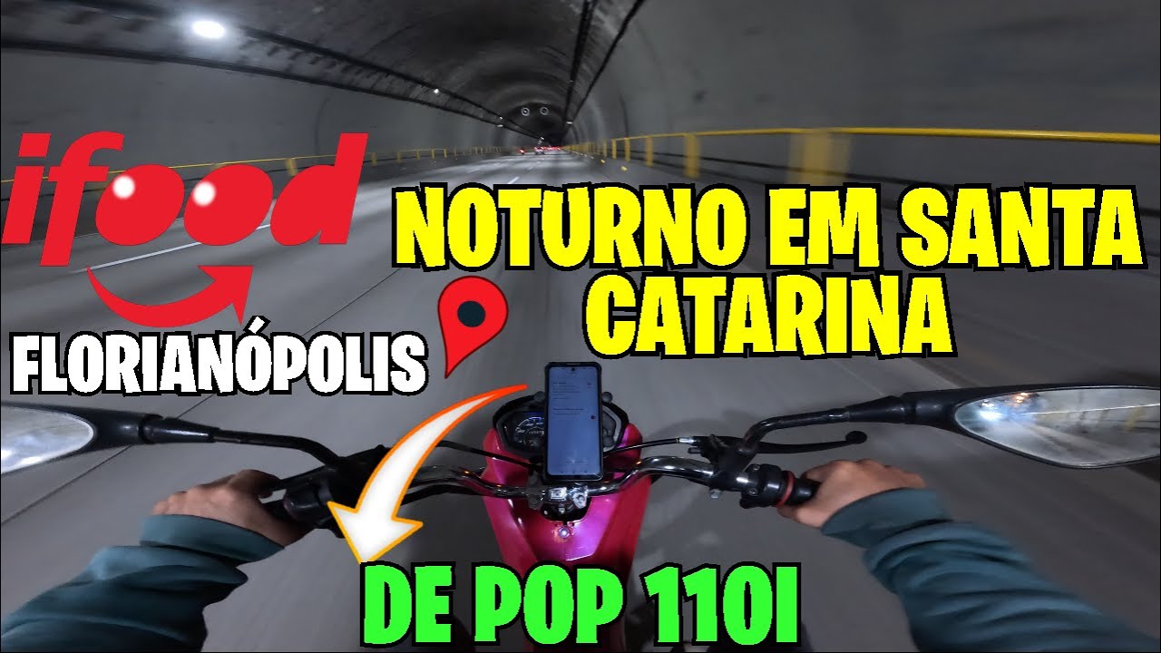 IFOOD NOTURNO EM FLORIAN&Oacute;POLIS SANTA CATARINA DE POP 110i