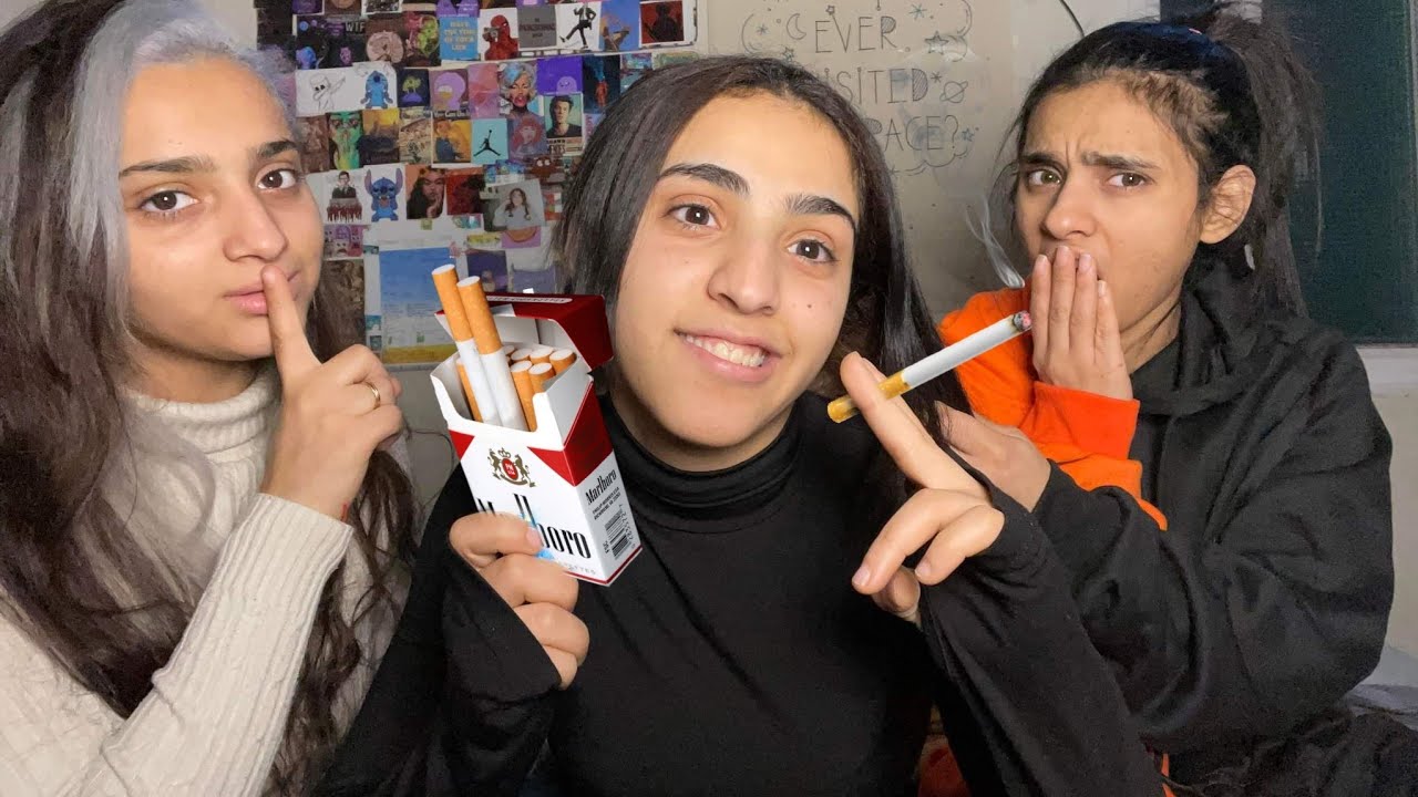 مقلب التدخين في اختي ياجين | ماتوقعت تضربني  😡