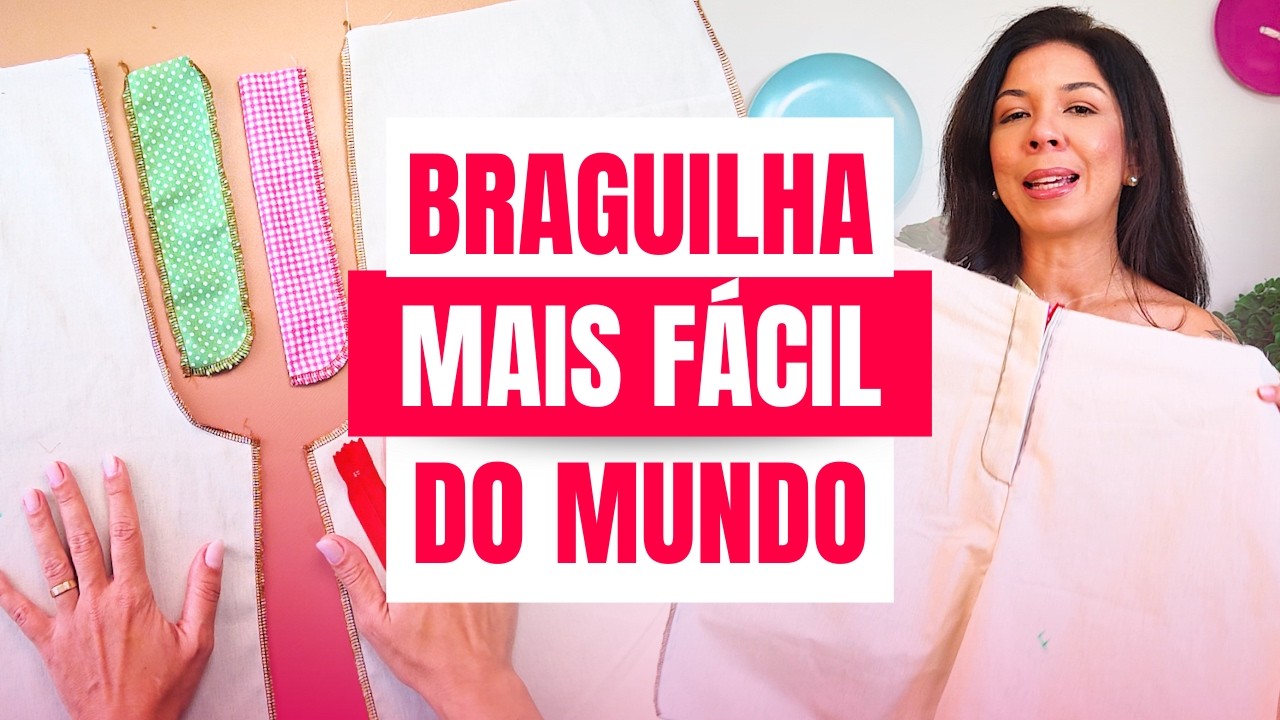 Como fazer braguilha fácil e descomplicada | Josi Faria