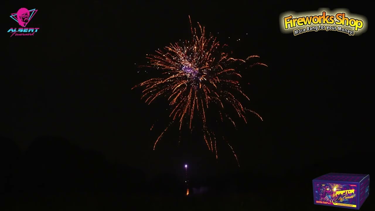 Raptor Princess – 100 Shot Compound | Argento Feuerwerk (Funke) |