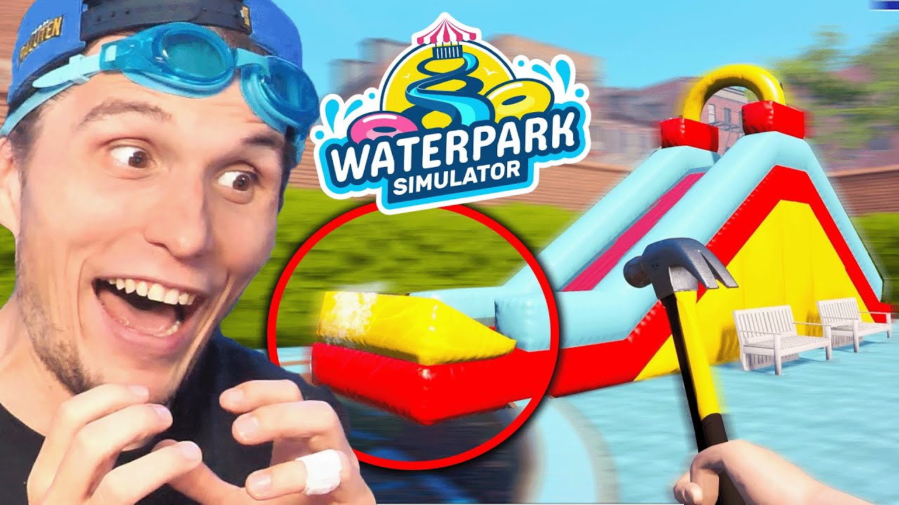 Neue SPRUNGSCHANZEN-RUTSCHE ist verrückt | Wasserpark Simulator