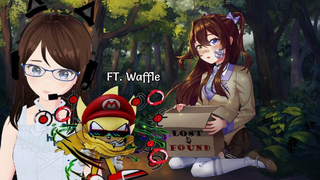 My Friend's Playing my Visual Novel for the First Time | Lost&Found Demo | Vtuber | Ft Waffle