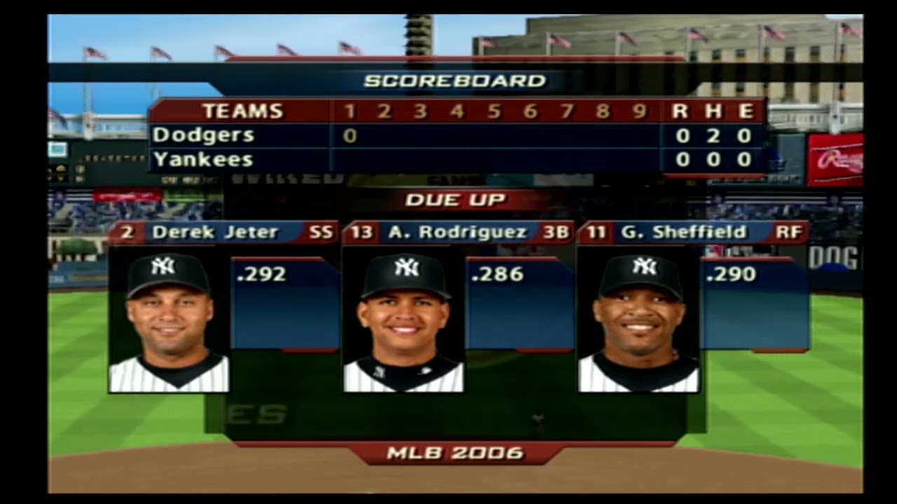 MLB 2006 Yankees vs Dodgers