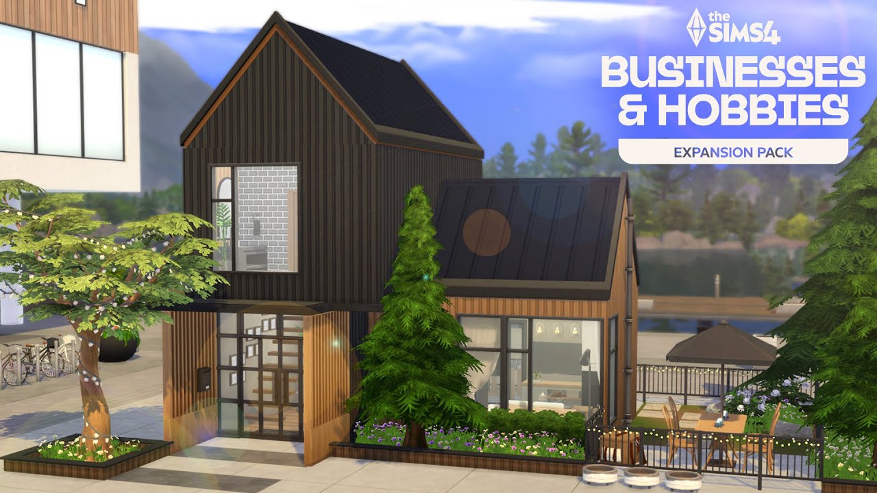 Scandinavian Tiny House // The Sims 4 Speed Build: Businesses & Hobbies