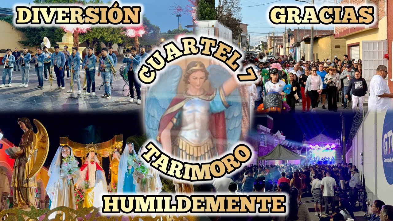 CUARTEL 7° EXCELENTE DÍA MAÑANITAS PROCESION CONCELEBRACION CARROS ALEGORICOS Y BAILE ASÍ TERMINO 