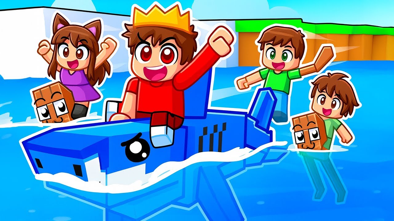 Semlaki spielt Schwimmen mit Brainrot in Roblox mit VERRÜCKTEN FREUNDEN.