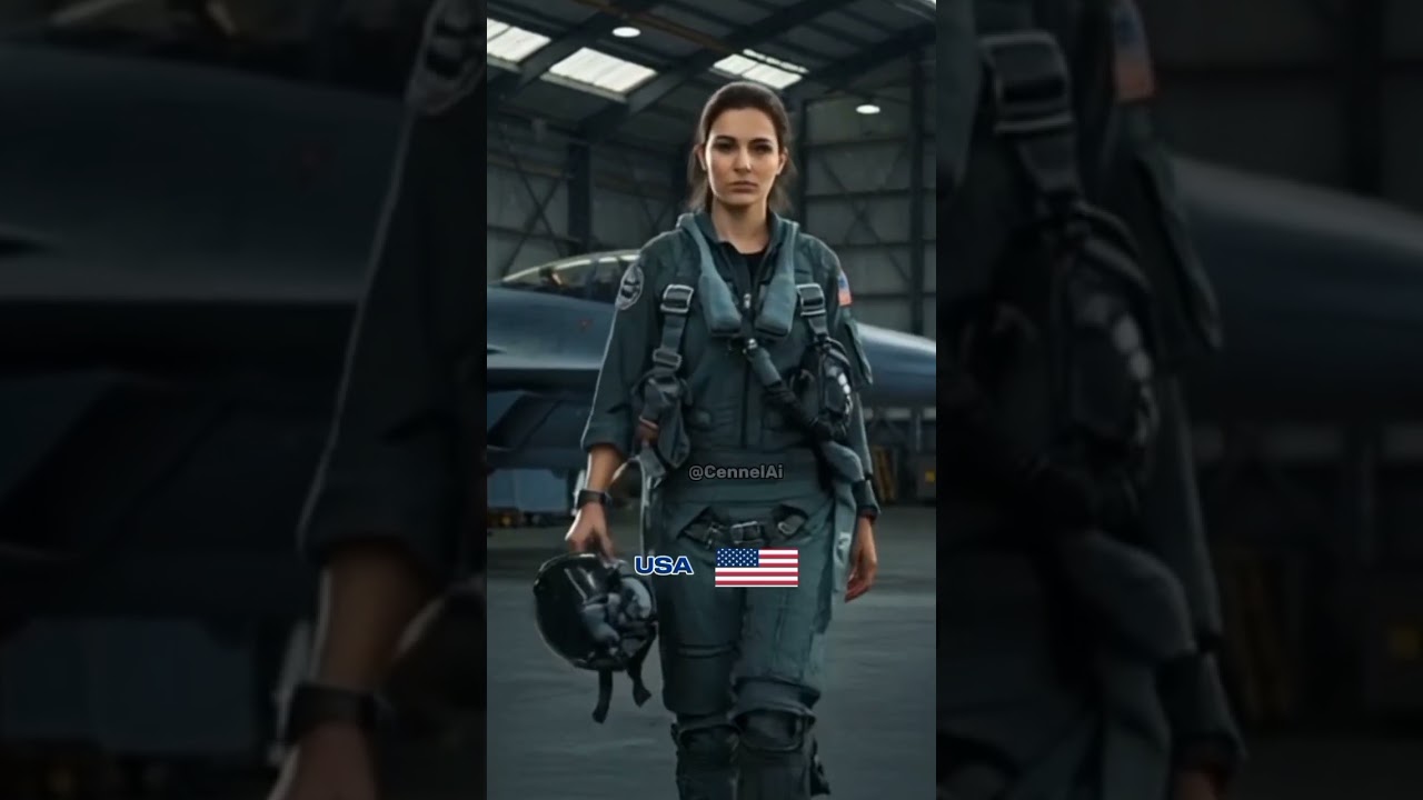 Wow 😱 Pilot-pilot pesawat tempur wanita cantik 👩🏻😍#shorts #videoshorts #women #beautiful #ai