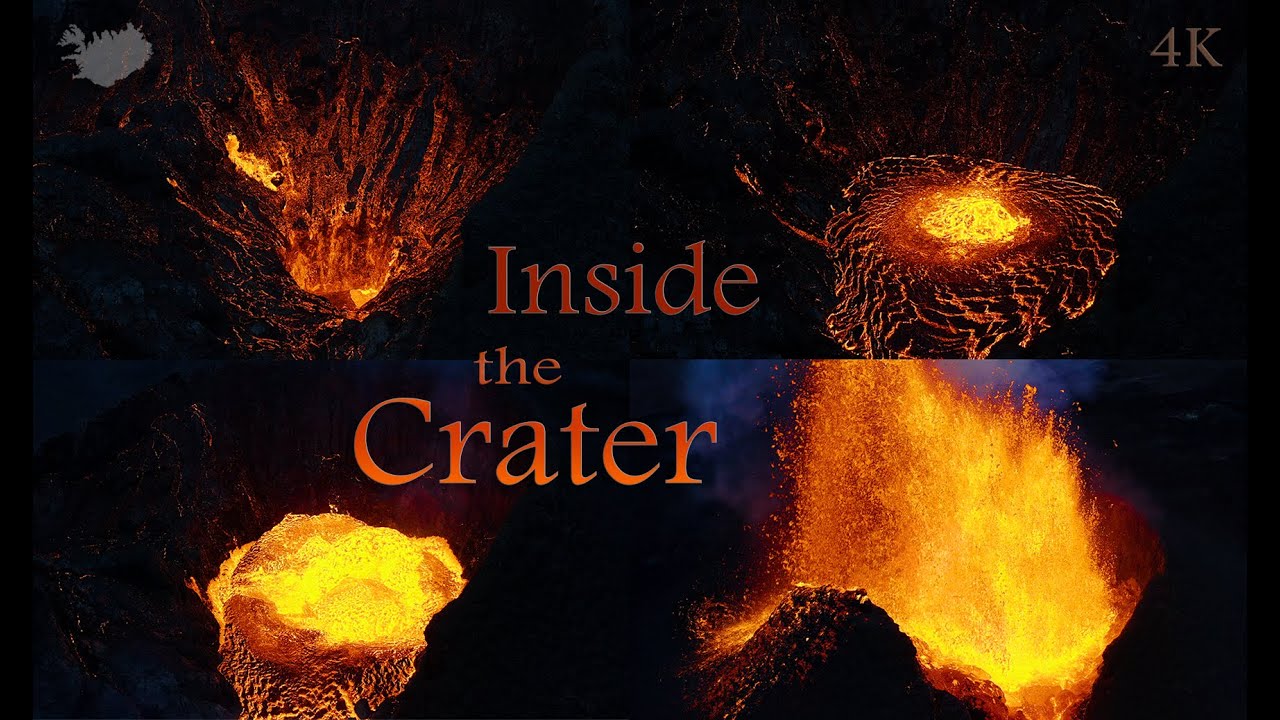 Inside the crater - Iceland