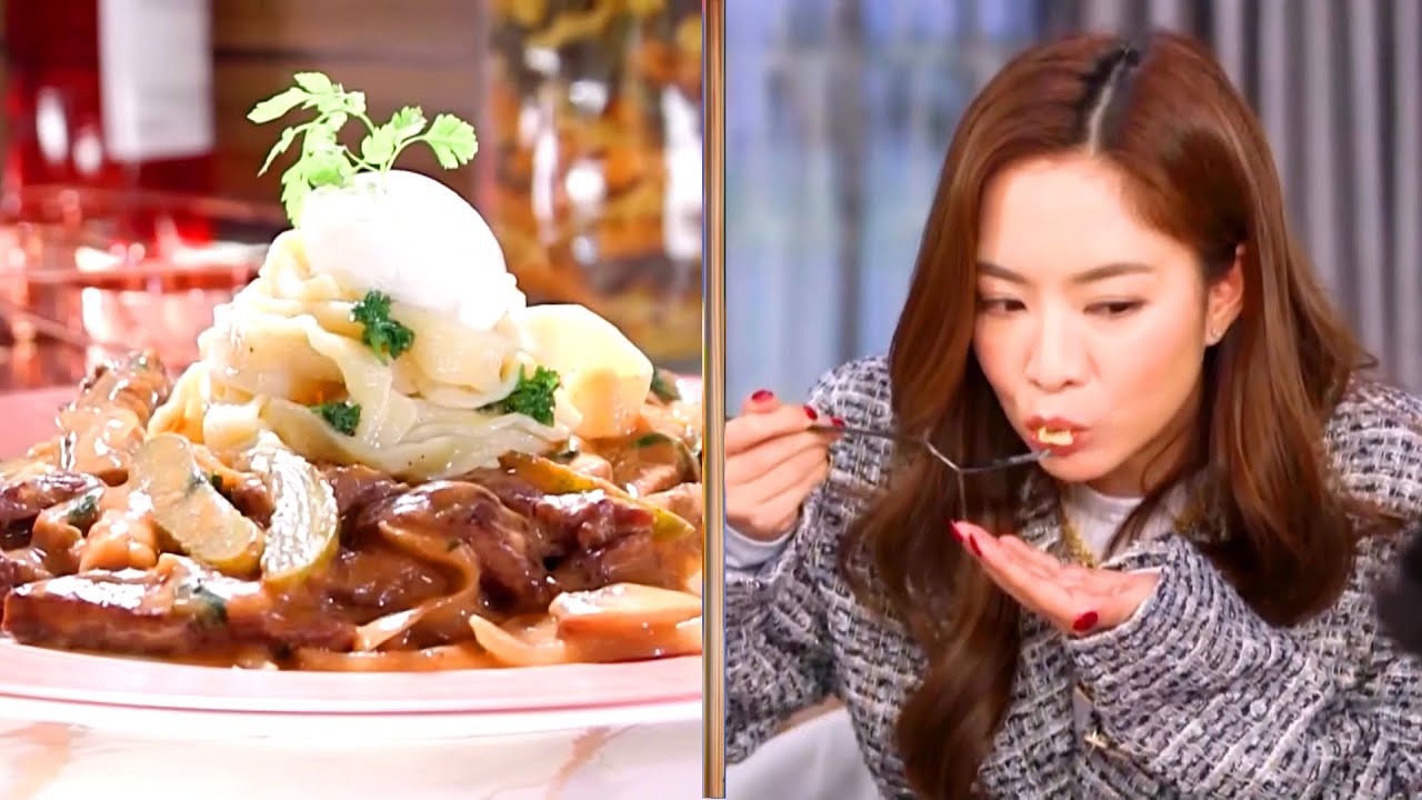 煮場爭霸 | 俄羅斯牛肉配寬條麵  | 章志文彭慧中帶來矜貴食材