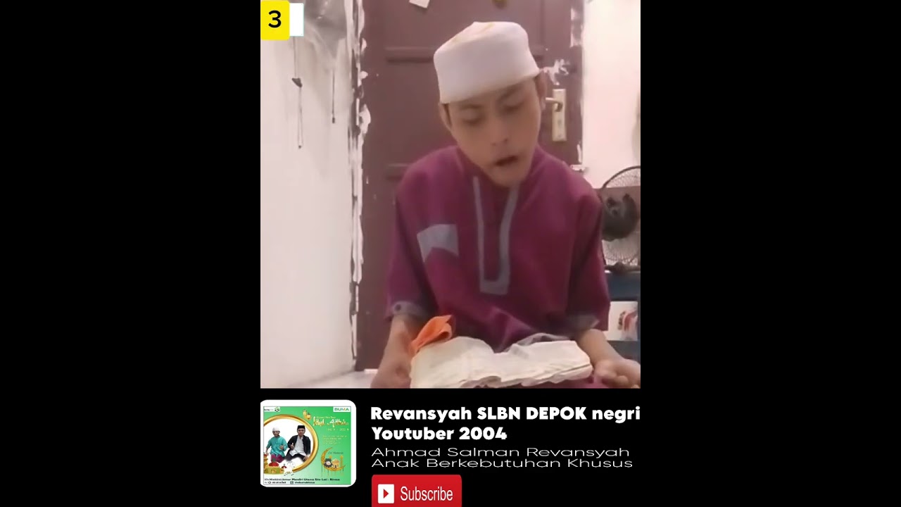 judul baca juz amma sama hafalan surat pendek Salman revansyah Anak berkebutuhan khusus