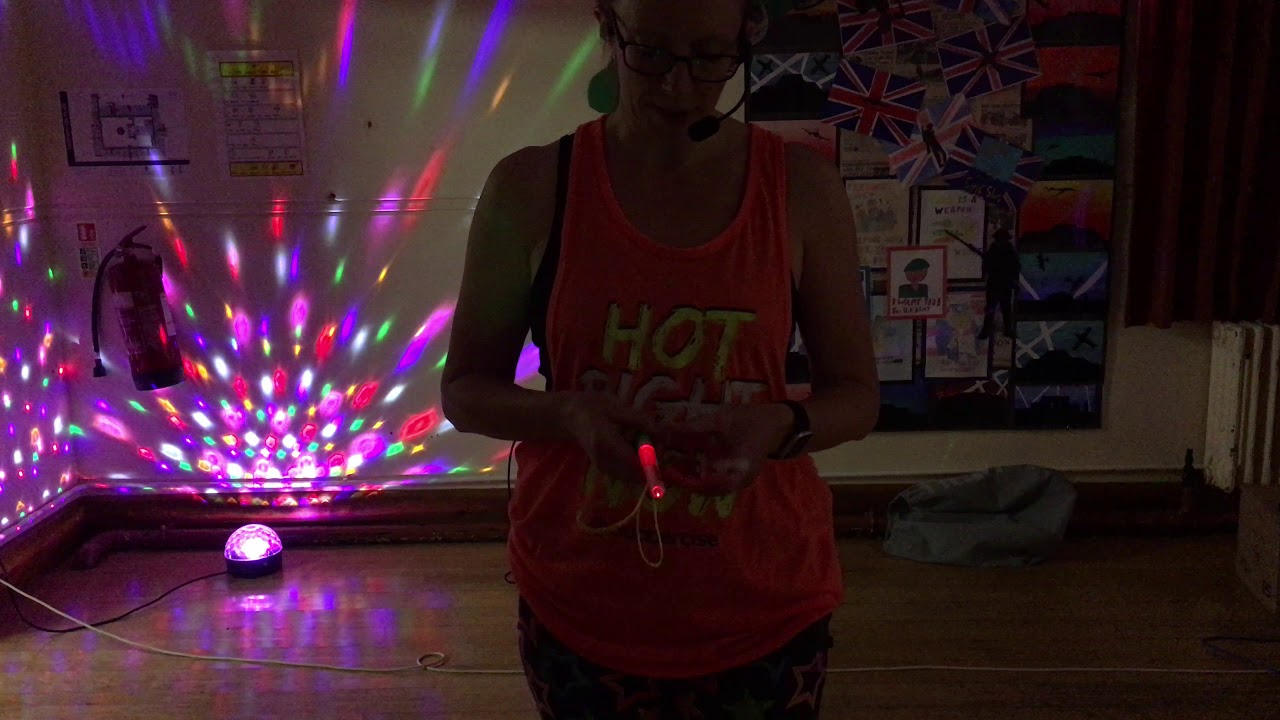 How to use your Clubbercise glow sticks - with Jo Bunton