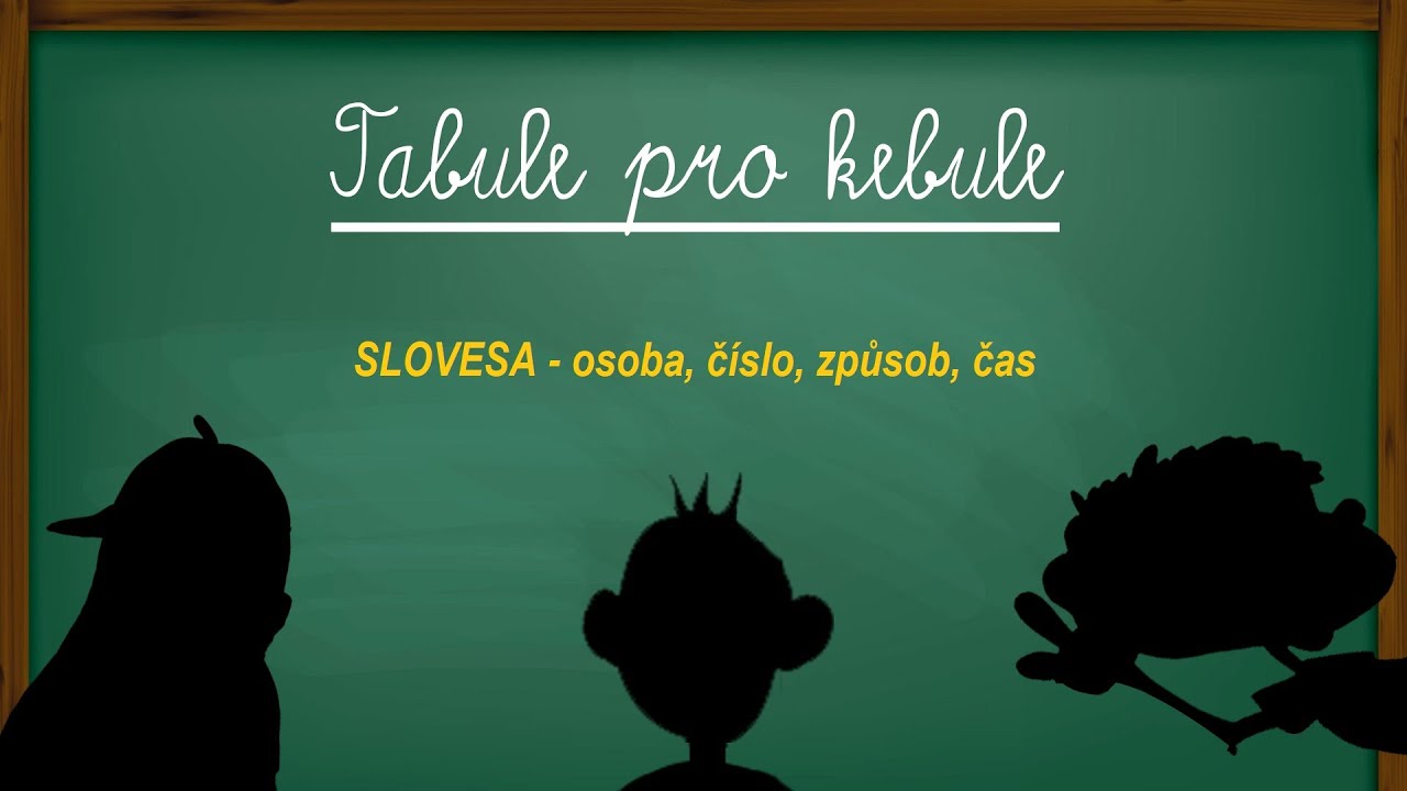Slovesa - osoba, číslo, způsob, čas