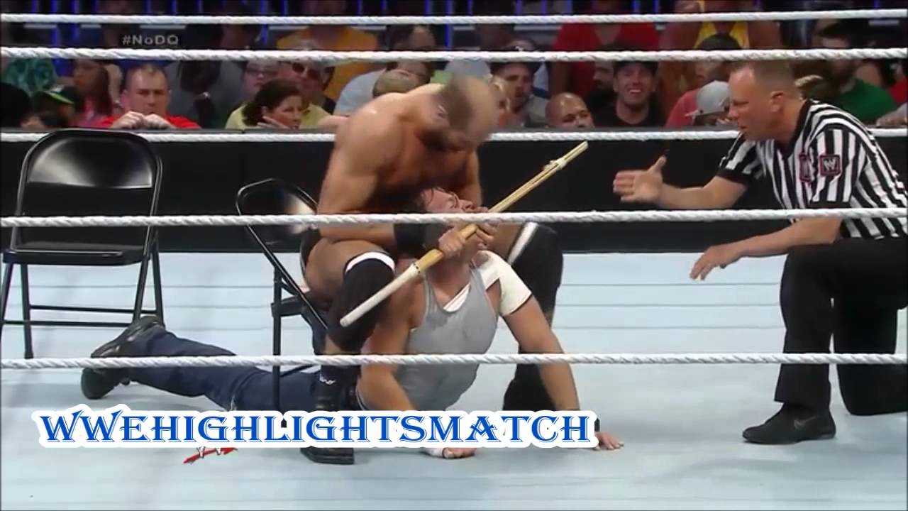 SmackDown 25/07/2014-Dean Ambrose VS Cesaro Highlights