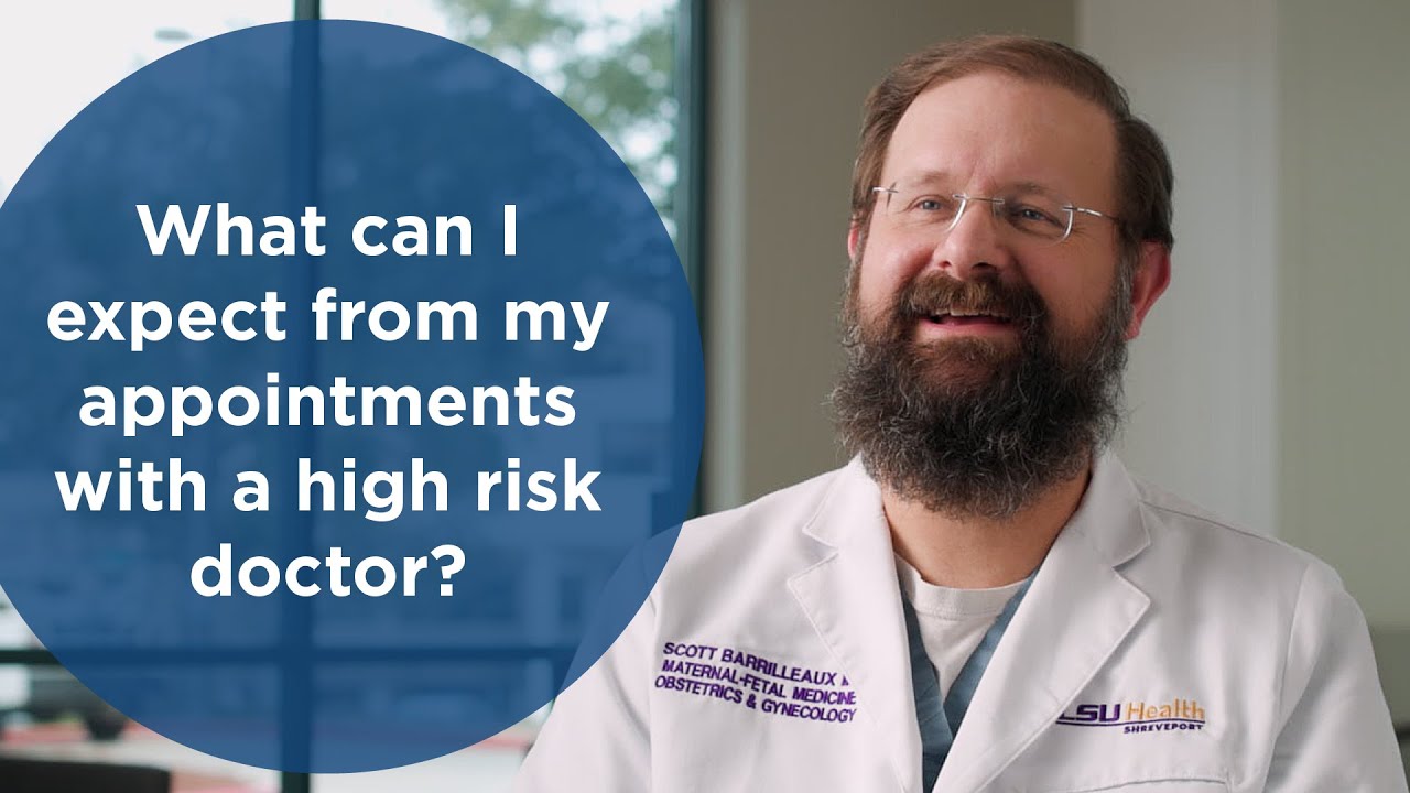 What can I expect from my appointment with a high risk doctor?