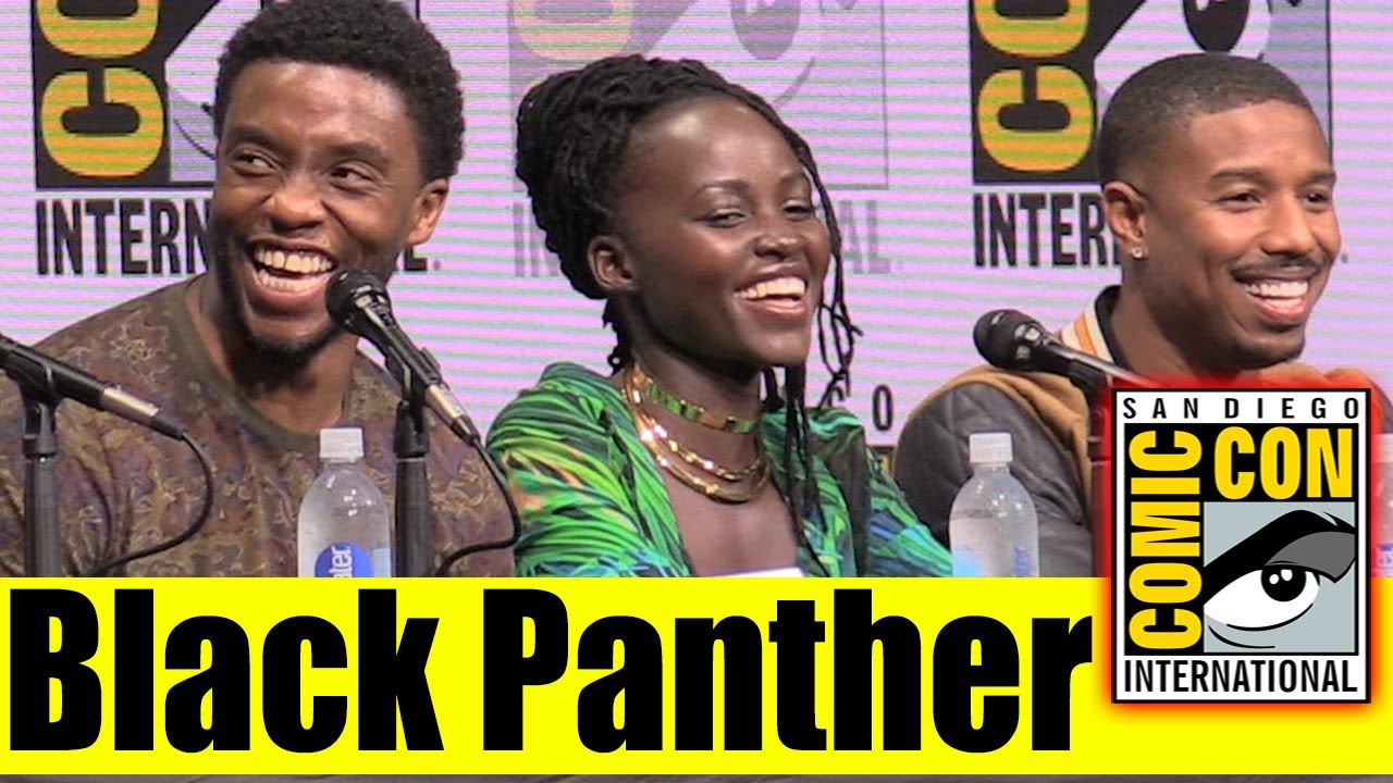 BLACK PANTHER | Comic Con 2017 Marvel Panel, News, & Highlights (Chadwick Boseman, Danai Gurira)