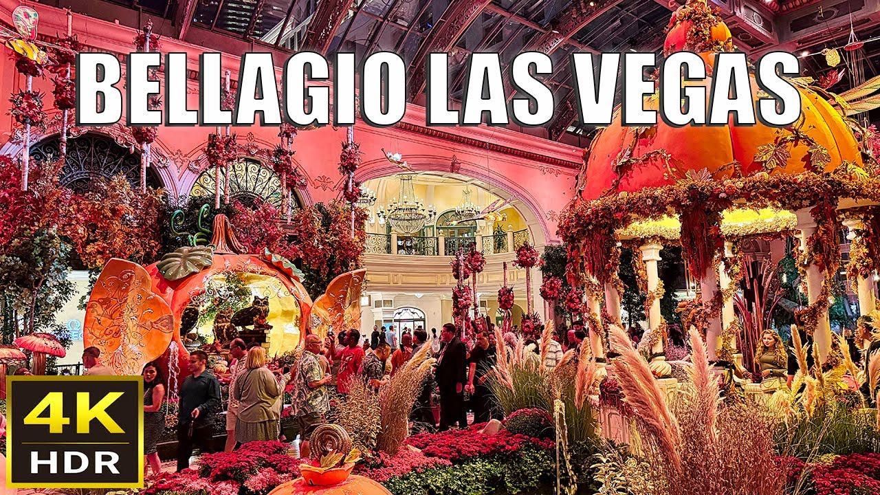 Bellagio Las Vegas Walk - September 2025 - Autumn Bellagio Conservatory