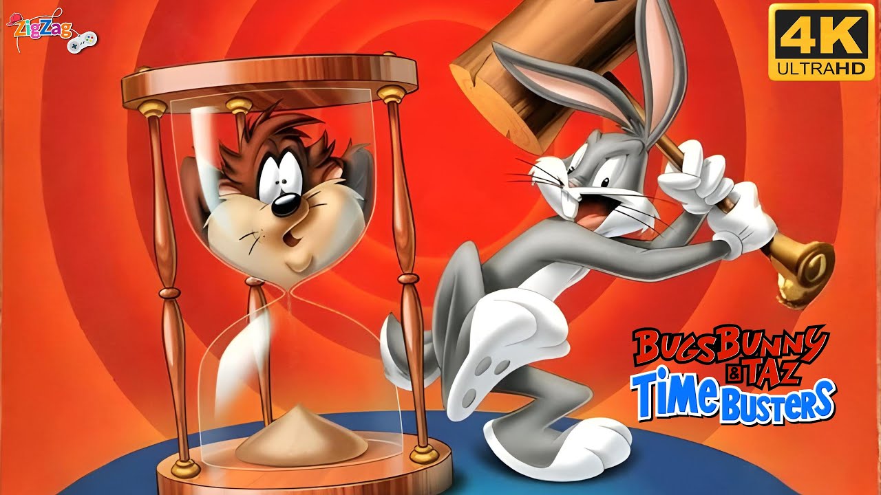 Bugs Bunny & Taz Time Busters Full Movie Game | PS1 4K@ZigZagGamerPT