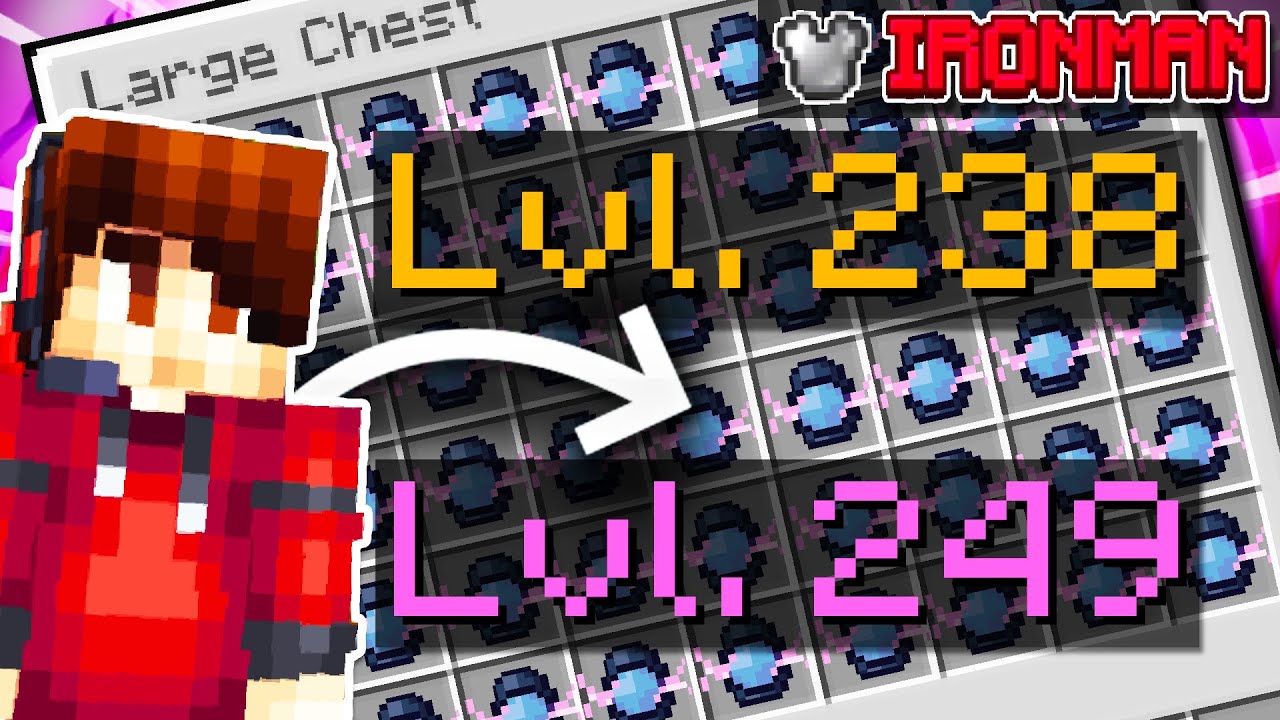 INSANE Terminator Progress + LVLS V2 Update!... (Hypixel Skyblock Ironman) Ep.407